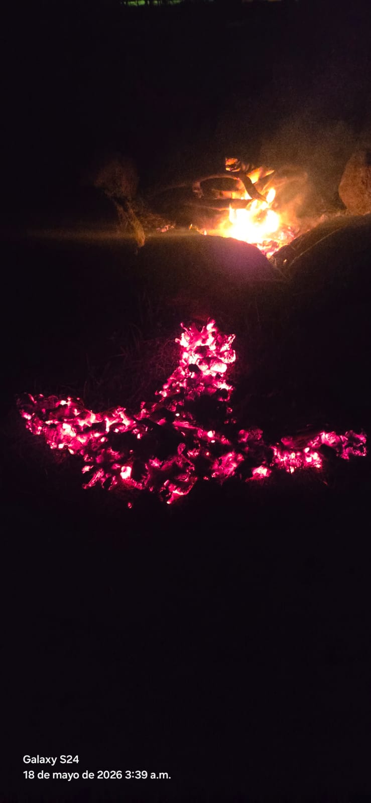 Feuerzeremonie beim Retreat